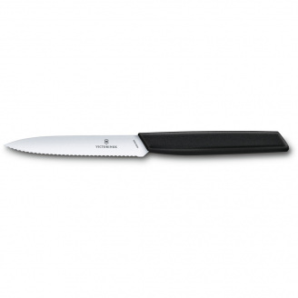Кухонный нож для чистки Victorinox Swiss Modern Paring 10 см Черный (6.9003.10W)