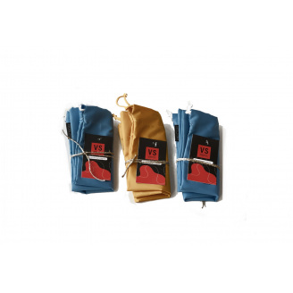 Набор многоразовых мешков для сырой рыбы и мяса желто-голубые VS Thermal Eco Bag 3 шт