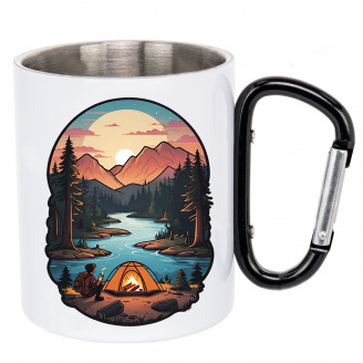 Чашка No Brand 330 мл Белый (chaska-camp-30)