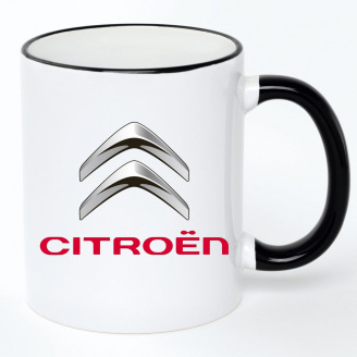 Чашка No Brand Citroen 330 мл Белый (chaska-ab-10-8)
