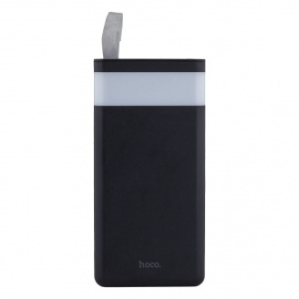 УМБ Power Bank Hoco J73 Powerful desk lamp 2A Micro-USB Type-C Lightning 30000 mAh Чорний