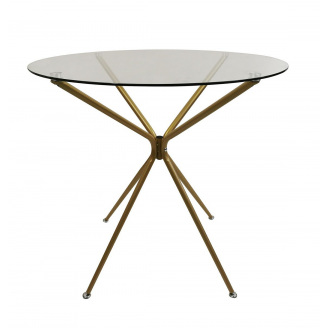 Стол Kontrasto Star fi 80x75 см Золотистый