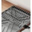 Сушилка для посуды с ковриком DRT К1 41.8х29.8 см Черный (H051318) Кропивницкий