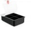 Форма для льда силиконовая Ice с крышкой Кубики 6 ячеек 16.7x11.5x5 см Черный (С051351) Житомир