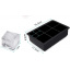 Форма для льда силиконовая Ice с крышкой Кубики 6 ячеек 16.7x11.5x5 см Черный (С051351) Житомир