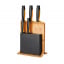 Набор кухонных ножей с бамбуковым блоком Fiskars Functional Form ™ 5 шт 1057552 Николаев