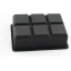 Форма для льда силиконовая Ice Кубики 6 ячеек 16.7x11.5x5 см Черный (С051350) Київ