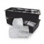 Форма для льда силиконовая Ice с крышкой Кубики 8 ячеек 21x11.5x5 см Черный (С051353) Молочанск