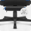 Компьютерное кресло CABRO C504 Black-Blue (5907196010262) Запорожье