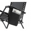 Комплект шезлонгов Garden Line Relax до 130 кг Black 2 шт Вишневе