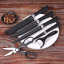 Профессиональный набор ножей Smart Carbon Kitchen 6in1 Черный CPK 4787 Киев