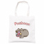 Сумка эко-шоппер 2Life Pusheen cat Кот с мороженым 35х38 см на молнии Белый (v-12143) Измаил