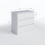Комод No Brand FT-214 80x40x75.5 см Бетон (8885906) Запорожье