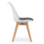 Кресло LEOBERT Mark 47х81.5 см White-Black Черкассы