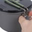Кастрюля Bo-Camp Explorer Hard Anodized 1L Grey/Green (2200236) Черкассы