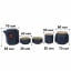 Дорожный набор для чайной церемонии No Brand 45521 Dark Blue 12953-83106 Киев