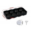 Форма для льда силиконовая Ice Шар 8 ячеек 22x11,5х4,5 см Черный (C051356) Николаев