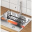 Сушилка для посуды с ковриком DRT К3 50.4х16.6 см Черный (H051320) Вишневое
