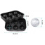 Форма для льда силиконовая Ice Шар 6 ячеек 18,5x12,5x4,6 см Черный (C051355) Луцк