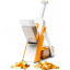 Ручная овощерезка-мультислайсер для овощей и фруктов Brava Spring Slicer 3 лезвия Оранжево-белый (2104618551) Чернигов