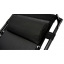 Шезлонг Garden Line Relax Black до 130 кг Черный Вишневе
