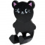 Держатель вилки Hongxin в форме котика 9х6 см Черный 00083 Одеса
