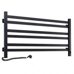 Електрична рушникосушка сталева Navin Авангард 900x500 Л Сенсор чорний муар Куп'янськ