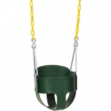 Підвісні колискові дитячі гойдалки із захистом Just Fun Amazonka IG236269 27х33.5х31 см Жовто-зелений