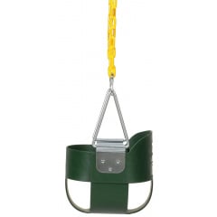 Подвесные колыбельные детские качели с защитой Just Fun Amazonka IG236269 27х33.5х31 см Желто-зеленый Белгород-Днестровский