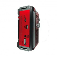 Радио аккумуляторное Golon RX-382 MP3 USB с фонариком Red Талалаевка