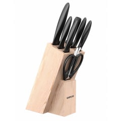 Набір ножів Samura Mojo 8 предметів Чорний (SMJ-0280B) Бердичів