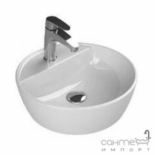 Круглая раковина на столешницу CeraStyle One 42 АР000040726 белая