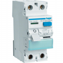 Устройство защитного отключения Hager CDA240D 40A 30мА 6кА тип A 2P Новояворовск