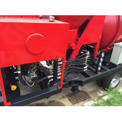 Причепний портативний дизельний бетононасос з міксером DJBT40-11-76 Київ