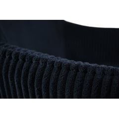 Комплект стульев обеденных Линн М-240 (2 шт.) с подлокотниками, для столовой, кухни, вельвет Черный/черный, 850х580х580 мм Ковель