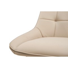 Комплект стульев обеденных Милано М-75 (4 шт.), кожзам Капучино/черный, для кухни, столовой, кафе, 890×510×605 мм Киев