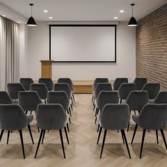 Комплект обеденных стульев Арис М-65 (2 шт.) с подлокотниками, велюр Серый/черный, для кухни, столовой, 860×580×590 мм Днепрорудное