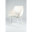 Комплект стільців обідніх Лінн М-240 (2 шт.) з підлокітниками для кухні, кухні, вельвет Білий антик/білий, 850х580х580 мм Житомир