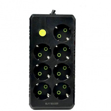 Удлинитель CNV 4 м UA Power F17 на 7 розеток Black