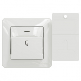 Карточный выключатель Schneider Electric Sedna Design & Elements белый (SDD111121)