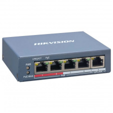 PoE комутатор Hikvision DS-3E1105P-EI/V2 POE (99-00019962)