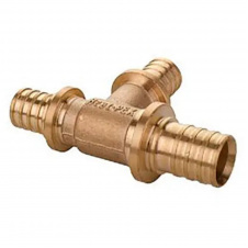 Трійник редукційний Heat-Pex F&E латунь 20x16x16 мм з 2 звуженими проходами (FET201616)