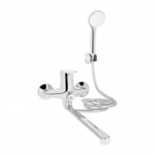 Змішувач для ванни Lidz Tani 0052 з душовим гарнітуром хром (LDTAN0052CRM44960)