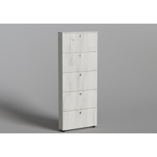 Тумба для взуття №2, Готові кольорові рішення Дуб Крафт білий