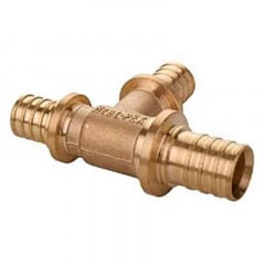 Трійник редукційний Heat-Pex F&E латунь 20x16x16 мм з 2 звуженими проходами (FET201616) Калуш