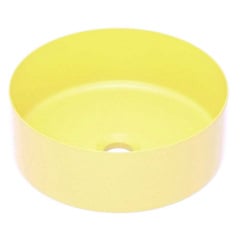 Умивальник накладний Imprese круглий жовтий матовий (i11102MY) Никополь