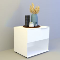 Тумба приліжкова 2, Готові кольорові рішення Дуб Крафт білий Дубно