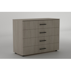 Комод Luna/Луна, Готові кольорові рішення Дуб Крафт білий Лосиновка