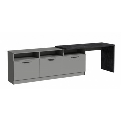 Тумба під ТБ Rosso/Россо розпашна 3000х600х804, Готові кольорові рішення Kaпучино Камінь-Каширський