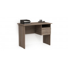 Стіл офісний 1, Готові кольорові рішення Дуб Крафт білий Молочанськ